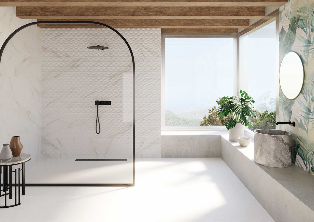 CERAM PALAZZO CALACATTA RLV 40x120x1.1 CM